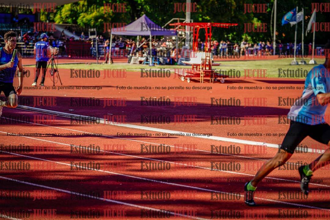 Fotos de las postas 4x100 m de varones