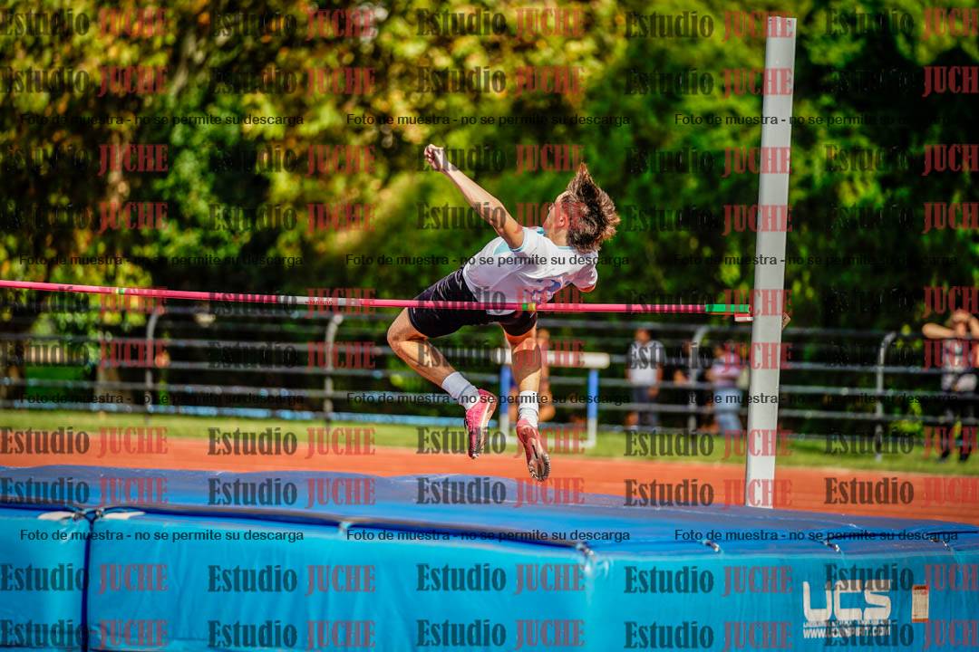 Fotos del salto en alto de varones