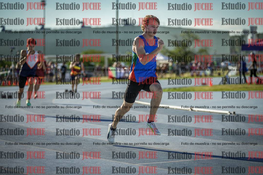 Fotos de los 400 m llanos de varones
