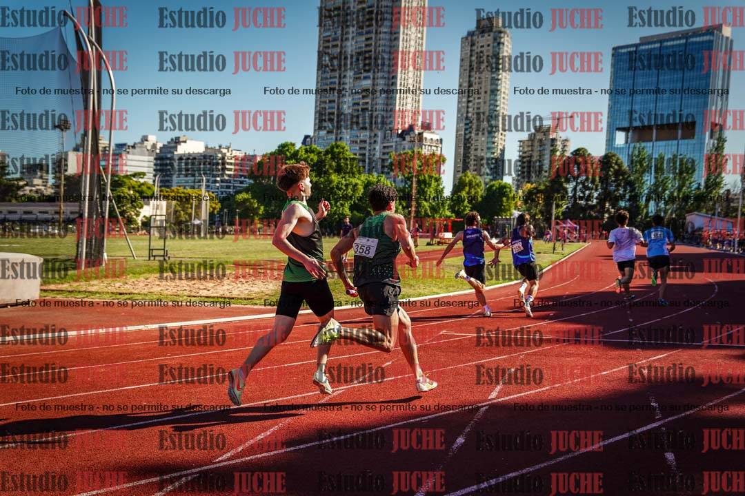 Fotos de las postas 4x100 m de varones