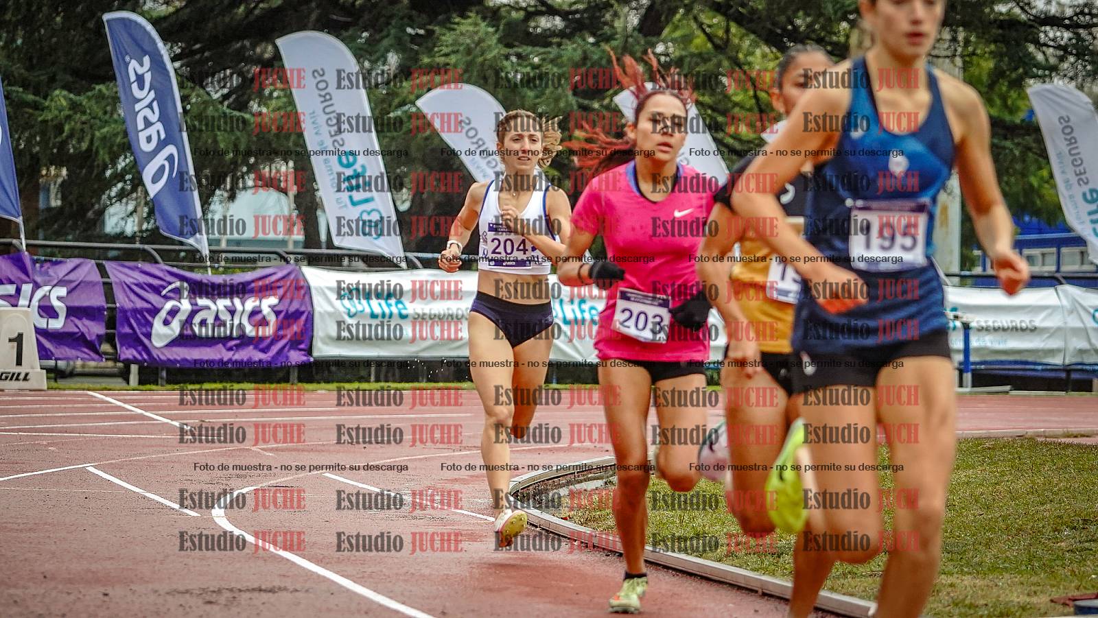 Fotos de los 1500 m llanos de mujeres