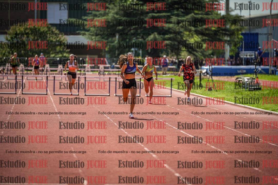 Fotos de los 400 m con vallas de mujeres