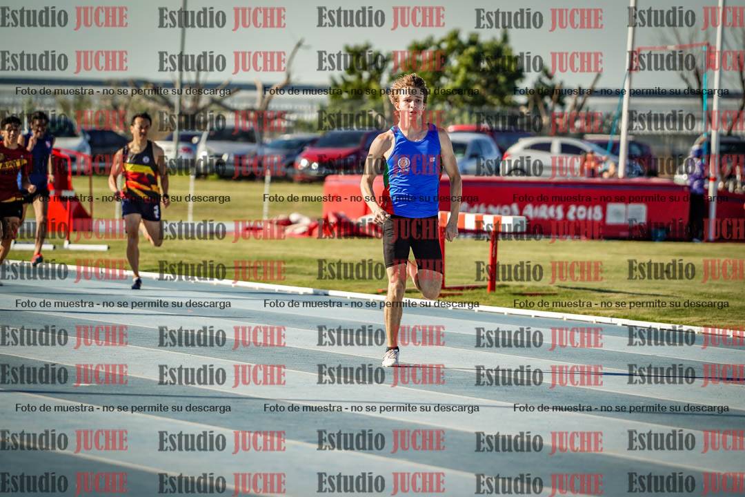 Fotos de los 400 m llanos de varones