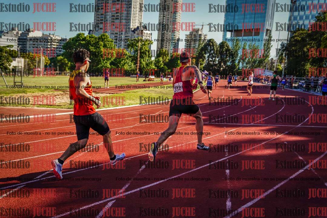 Fotos de las postas 4x100 m de varones