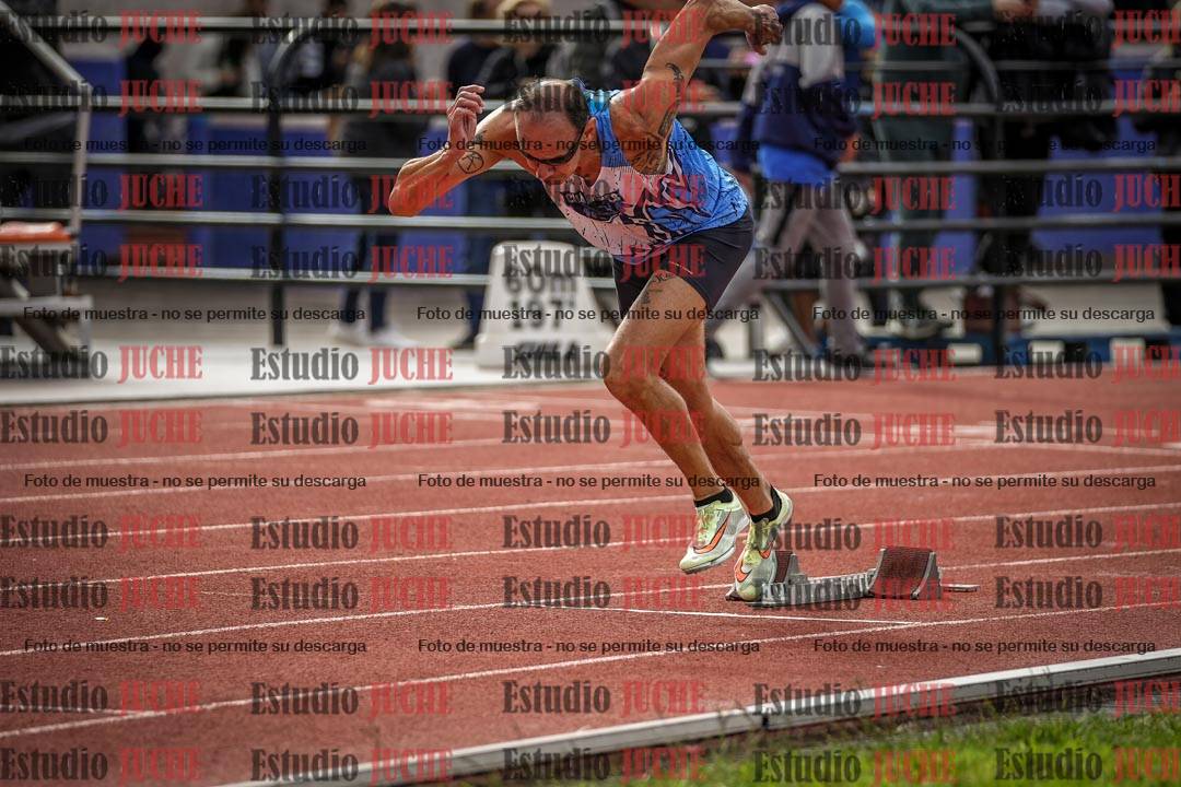 Fotos de los 400 m llanos de varones