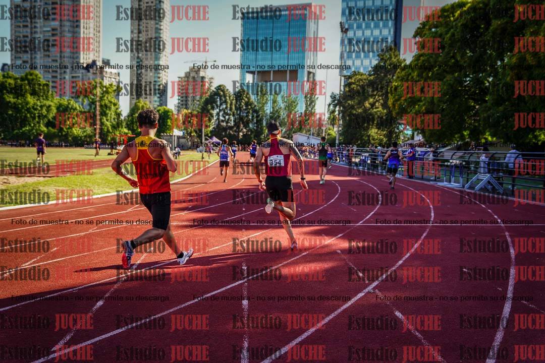 Fotos de las postas 4x100 m de varones