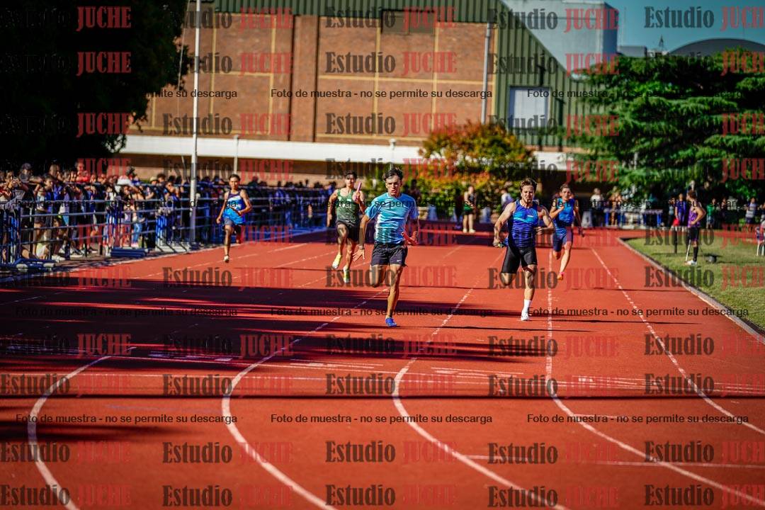 Fotos de las postas 4x100 m de varones