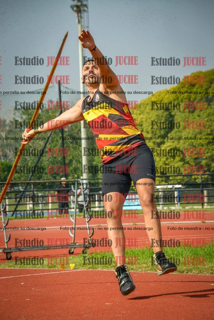 Fotos del lanzamiento de jabalina de varones