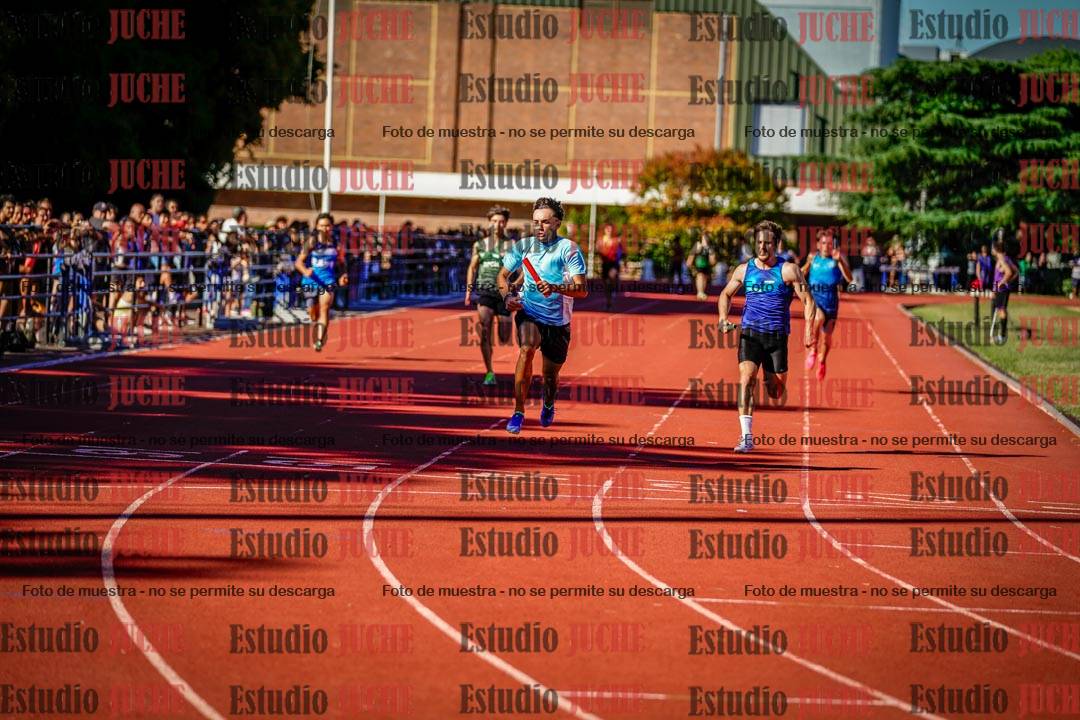 Fotos de las postas 4x100 m de varones