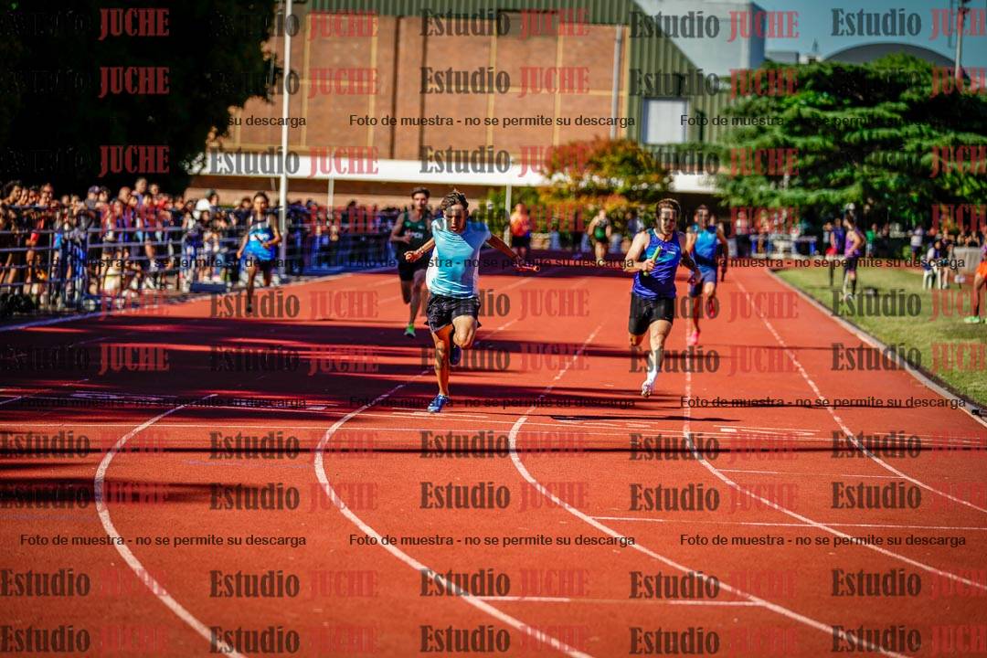 Fotos de las postas 4x100 m de varones