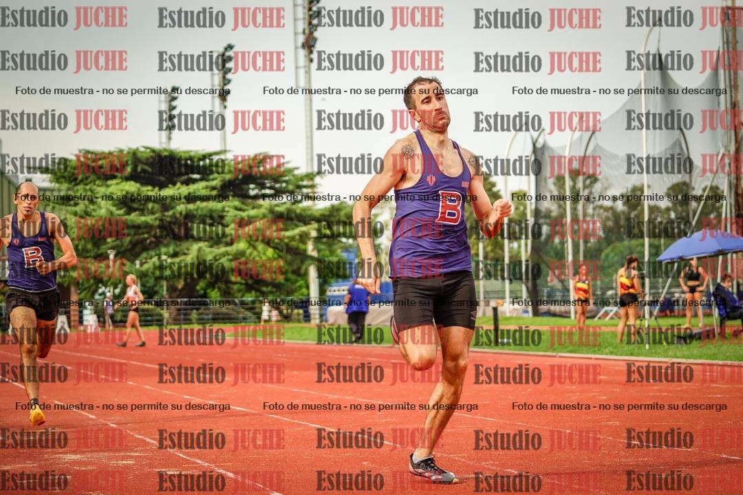 Fotos de los 400 m llanos de varones