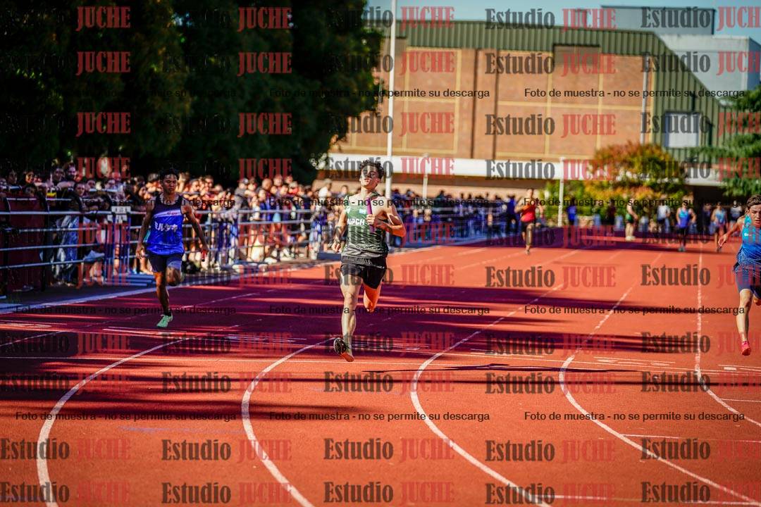 Fotos de las postas 4x100 m de varones