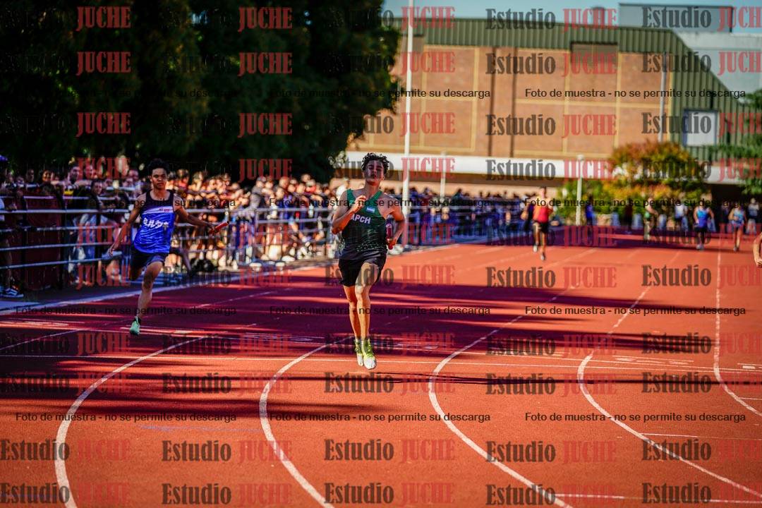 Fotos de las postas 4x100 m de varones