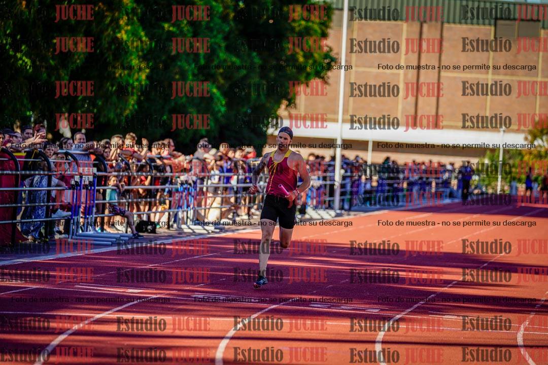 Fotos de las postas 4x100 m de varones