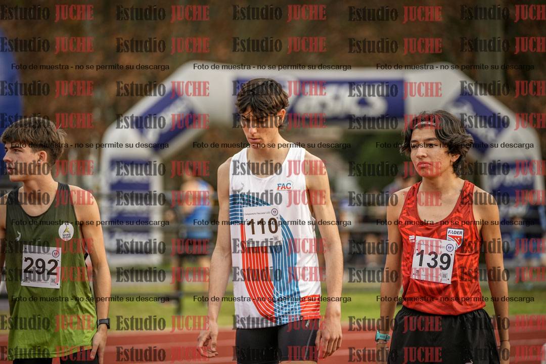 Fotos de los 1500 m llanos de varones