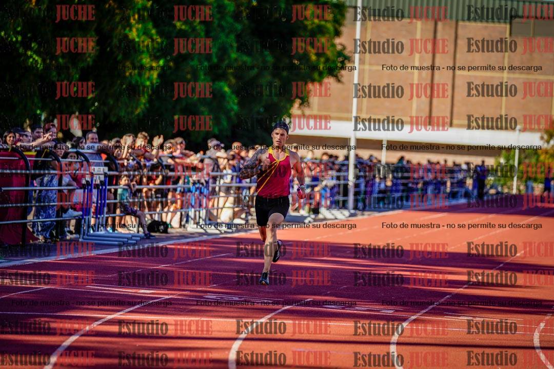 Fotos de las postas 4x100 m de varones