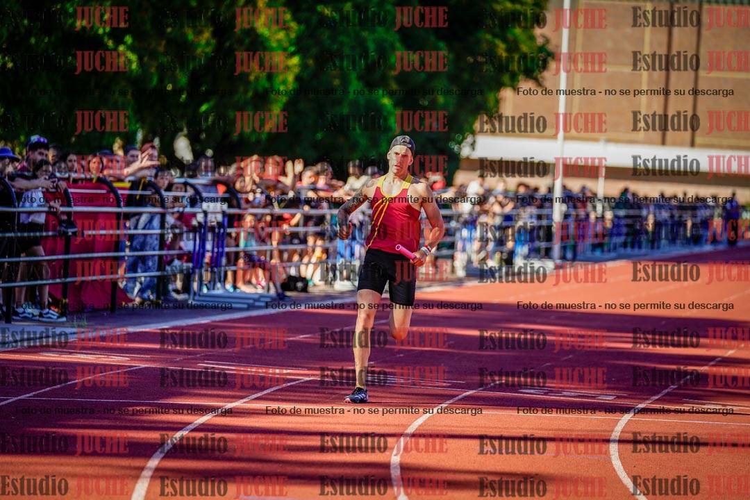 Fotos de las postas 4x100 m de varones