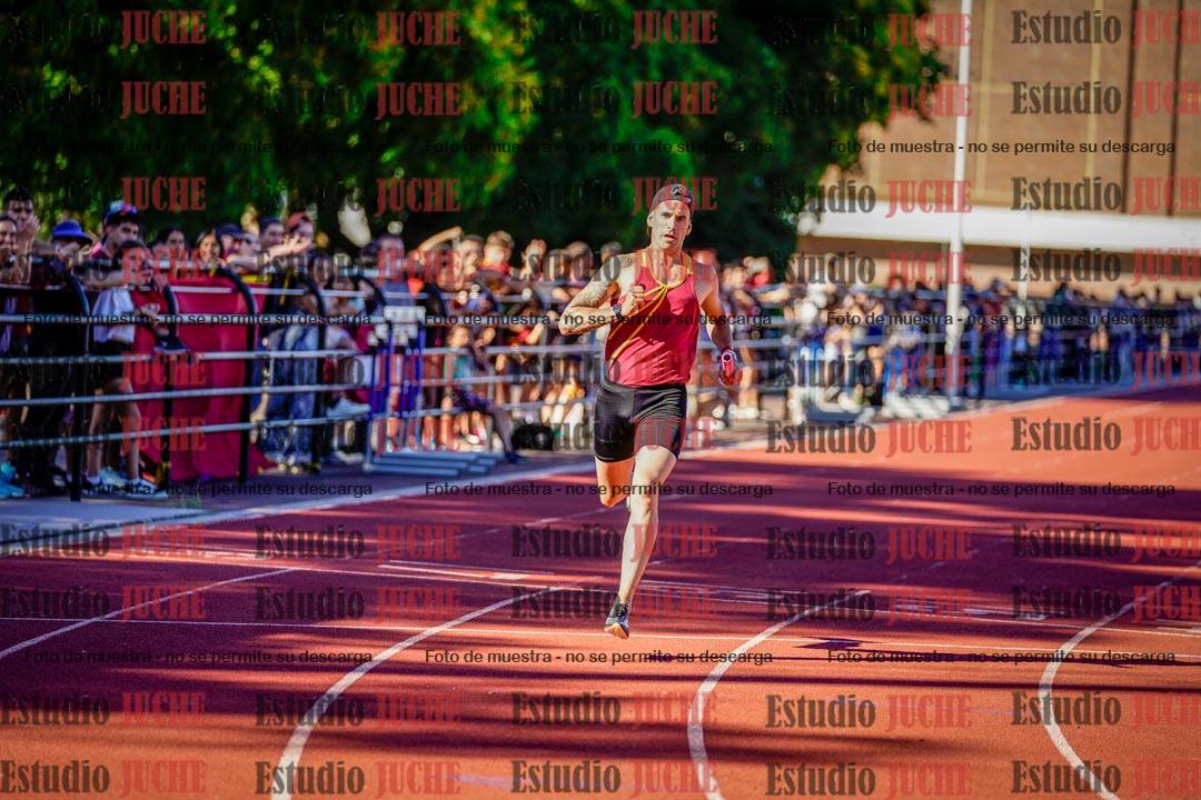 Fotos de las postas 4x100 m de varones