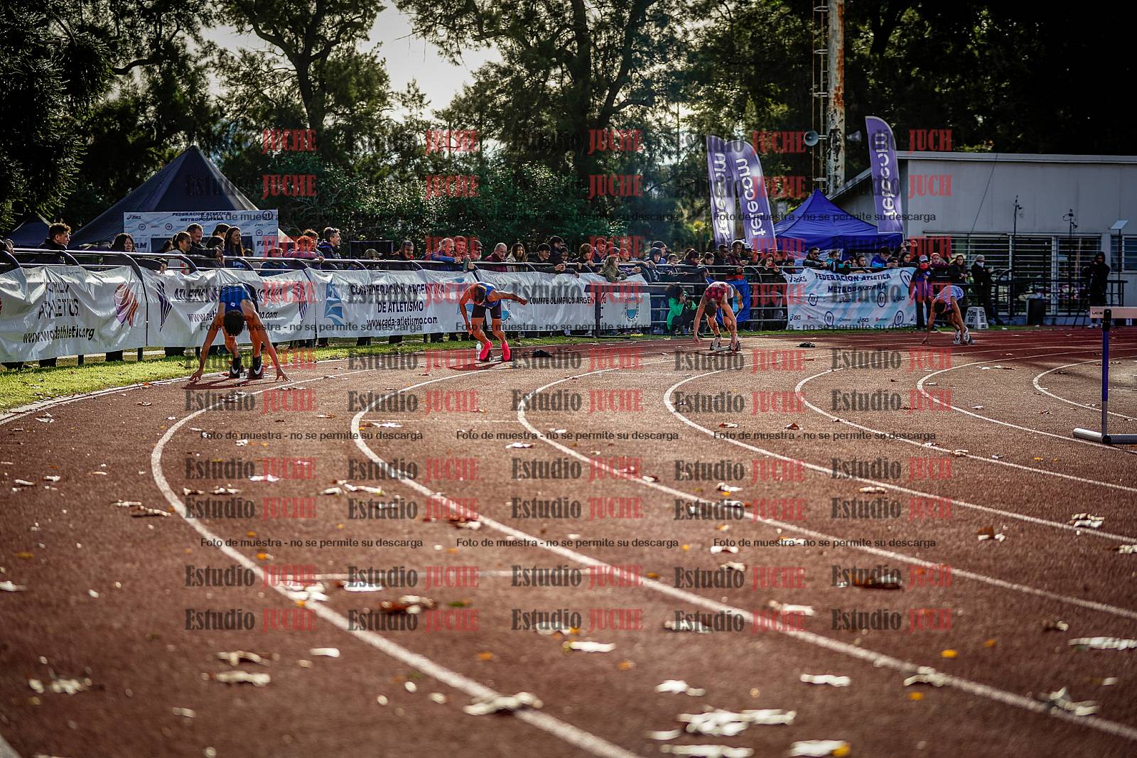 Fotos de los 400 m con vallas de varones