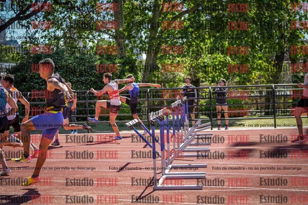 Fotos de los 110 m con vallas de varones