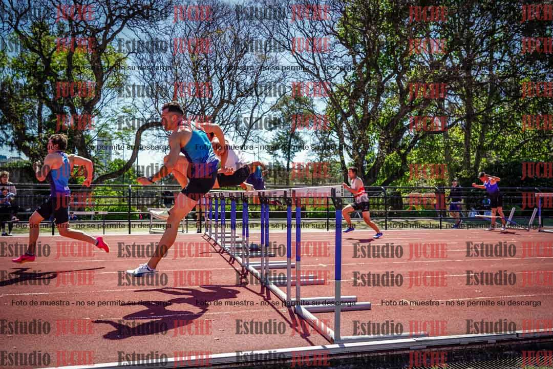 Fotos de los 110 m con vallas de varones