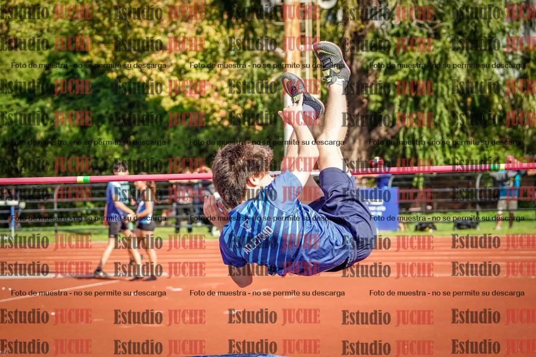 Fotos del salto en alto de varones