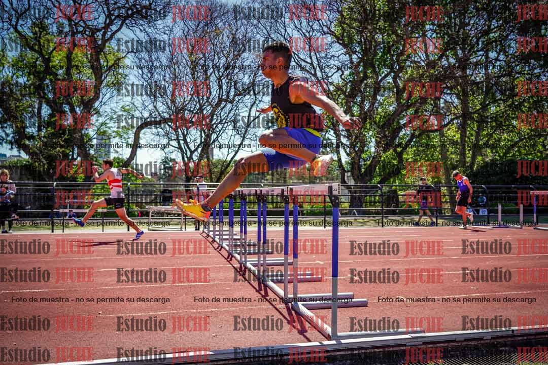 Fotos de los 110 m con vallas de varones