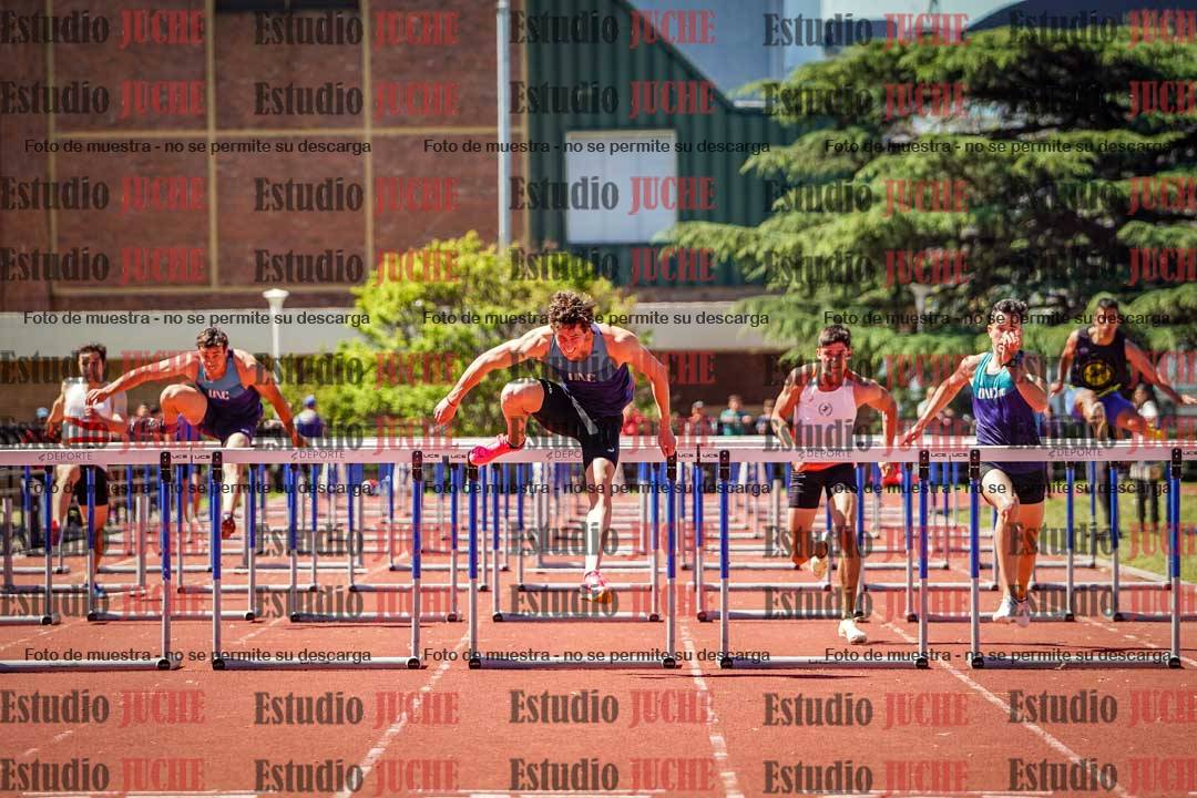 Fotos de los 110 m con vallas de varones