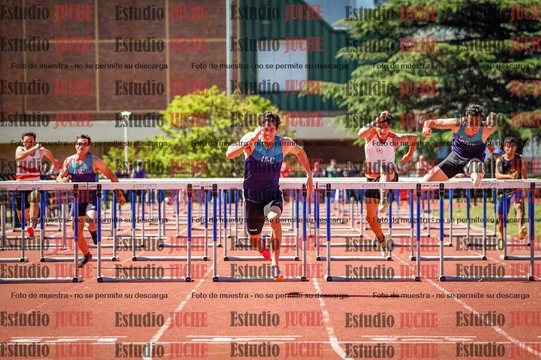 Fotos de los 110 m con vallas de varones