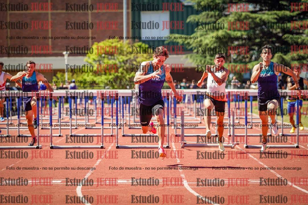 Fotos de los 110 m con vallas de varones