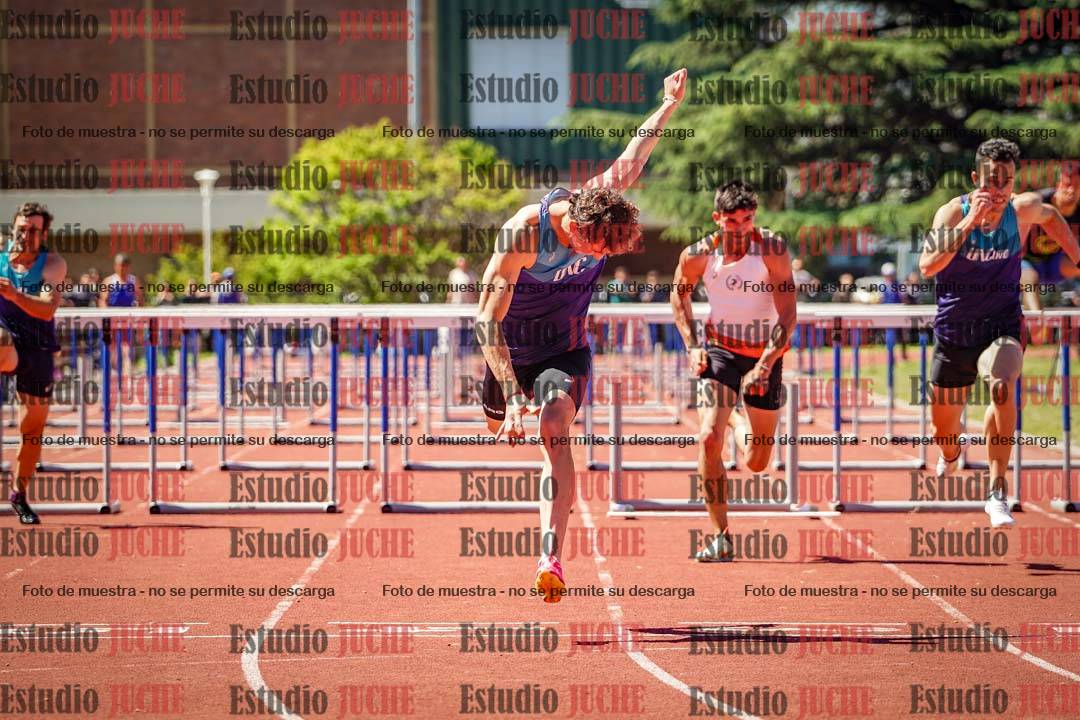 Fotos de los 110 m con vallas de varones