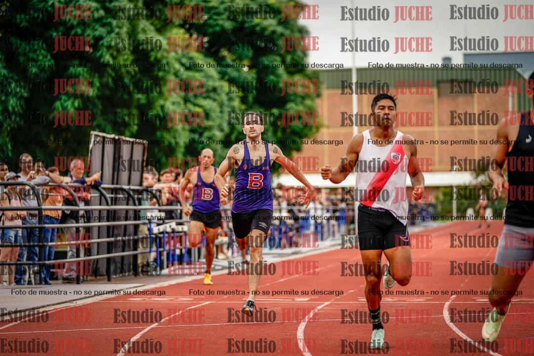 Fotos de los 400 m llanos de varones