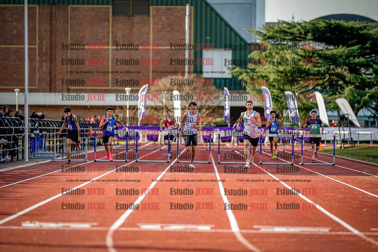 Fotos de los 400 m con vallas de varones
