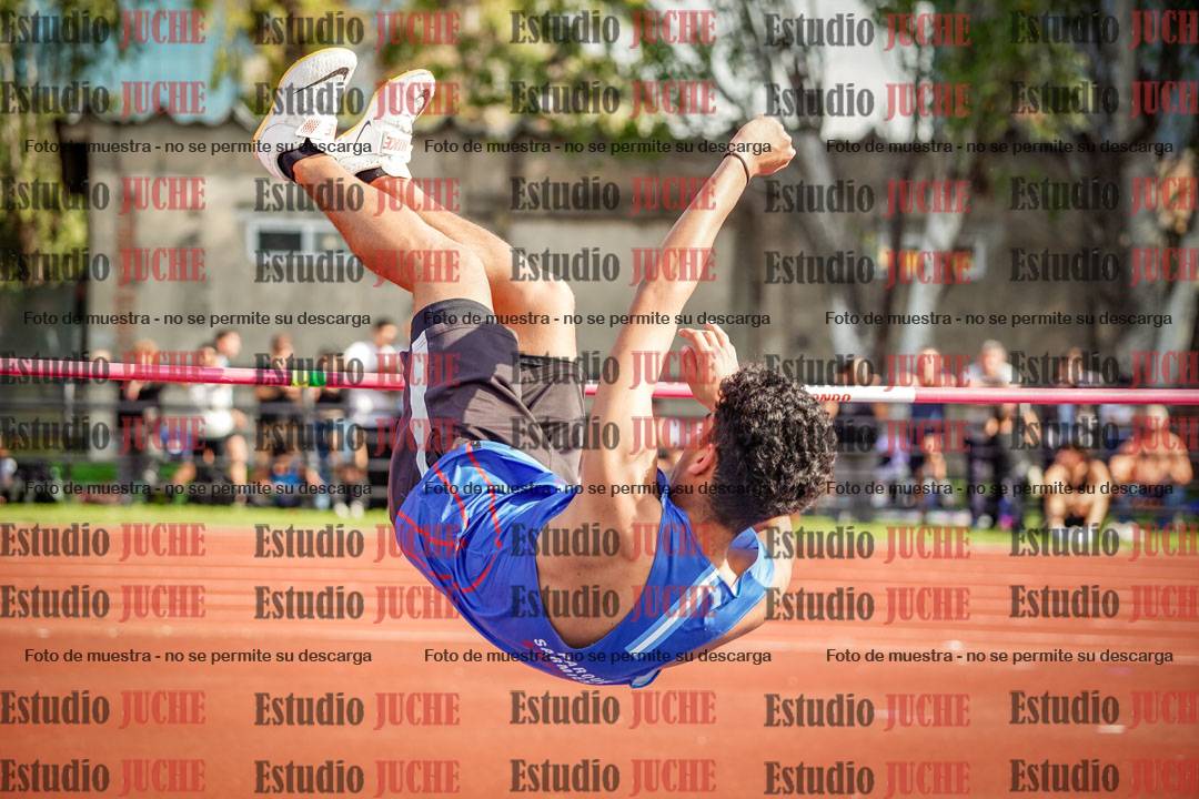 Fotos del salto en alto de varones