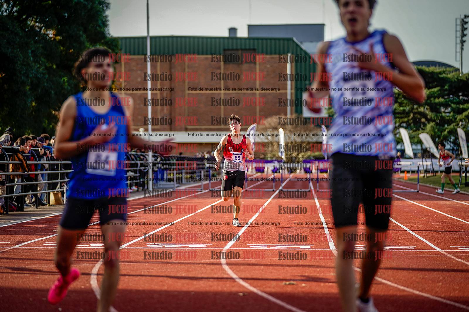 Fotos de los 400 m con vallas de varones