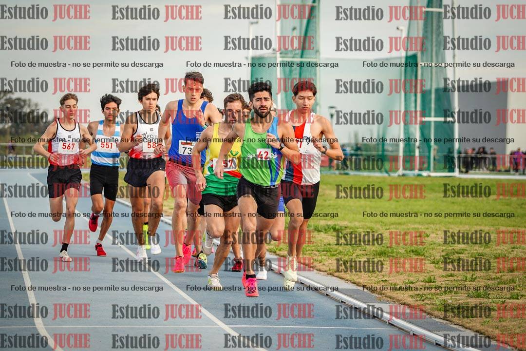 Fotos de los 1500 m llanos de varones