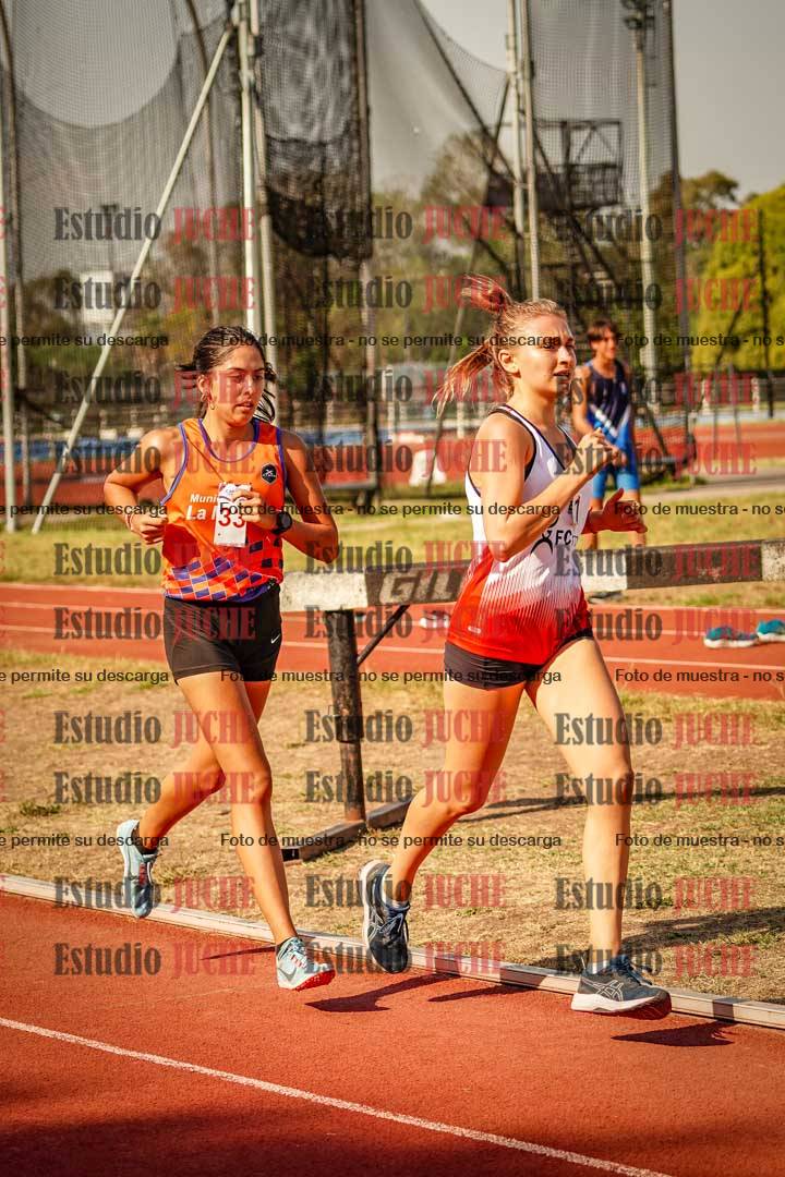 Fotos de los 3000 m llanos de mujeres - U20