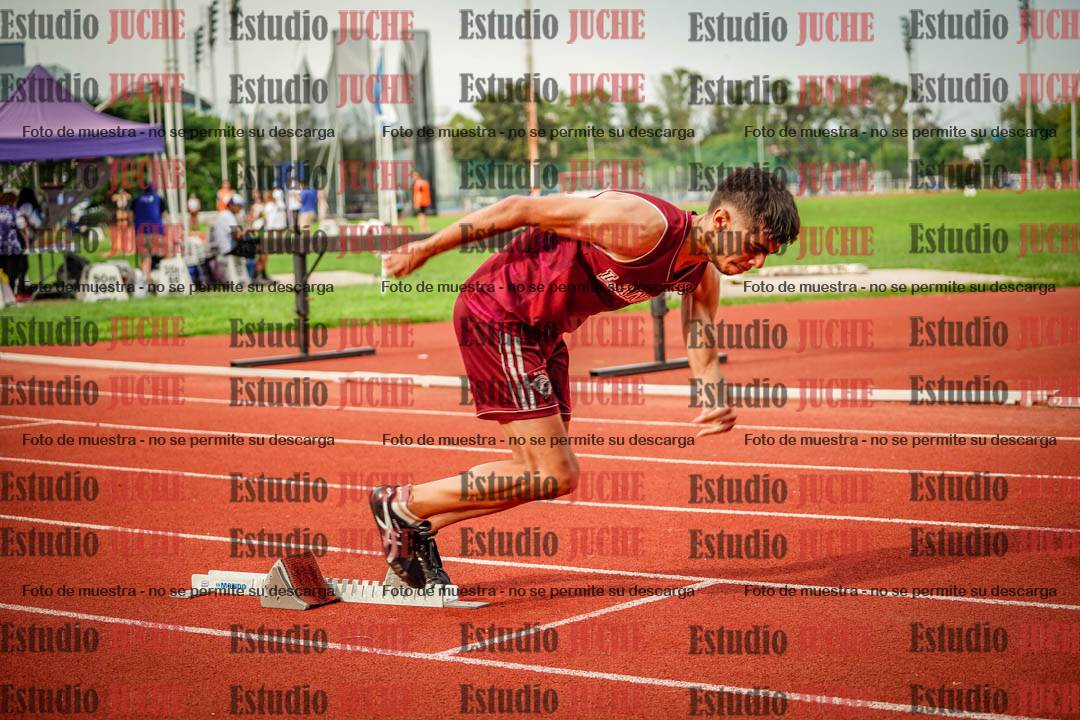 Fotos de los 400 m llanos de varones