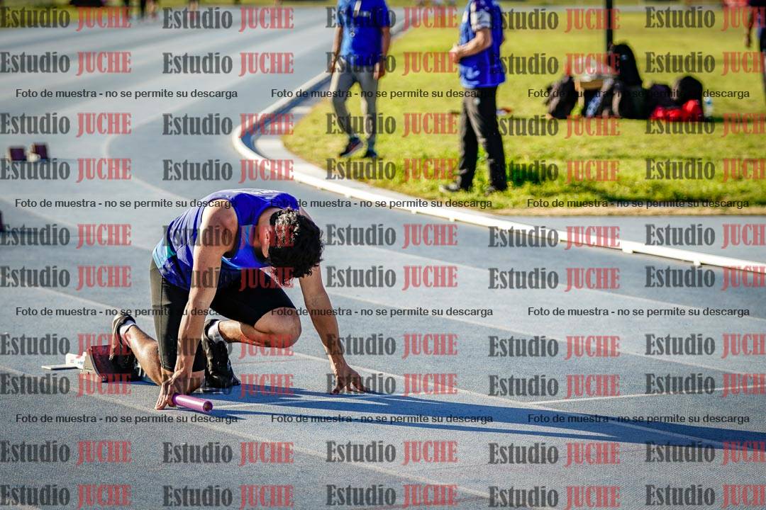 Fotos de las postas 4x100 m llanos de varones