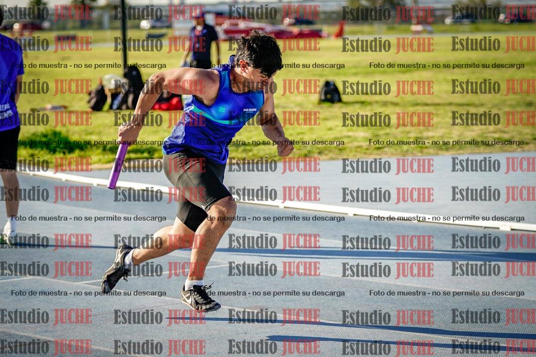 Fotos de las postas 4x100 m llanos de varones