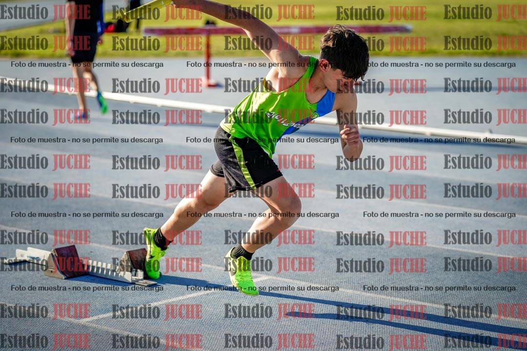 Fotos de las postas 4x100 m llanos de varones