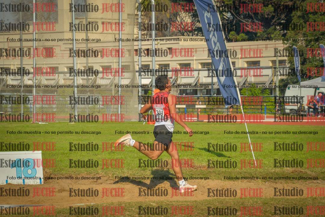 Fotos del salto en largo de varones