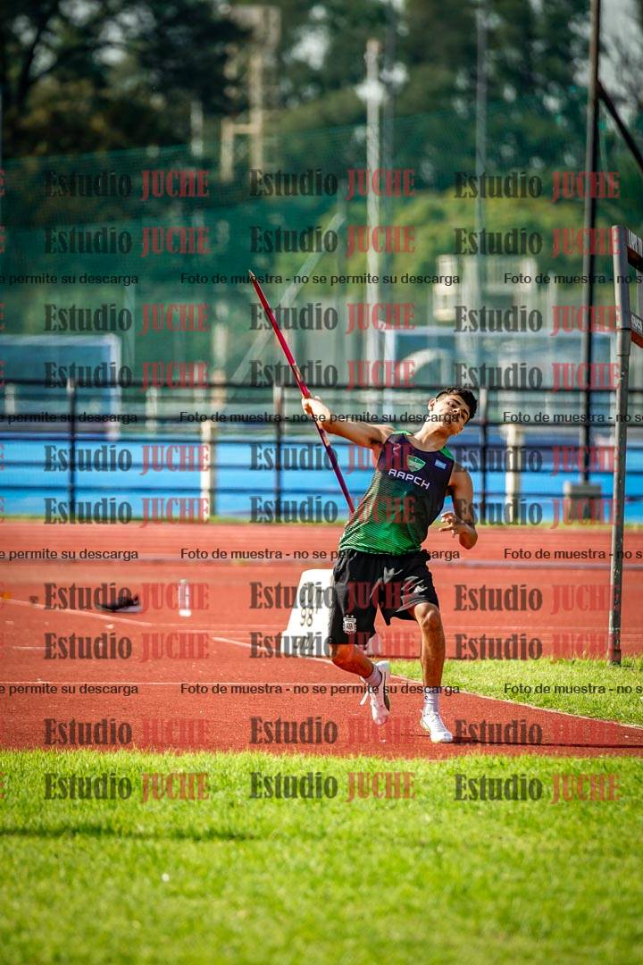Fotos del lanzamiento de jabalina de varones