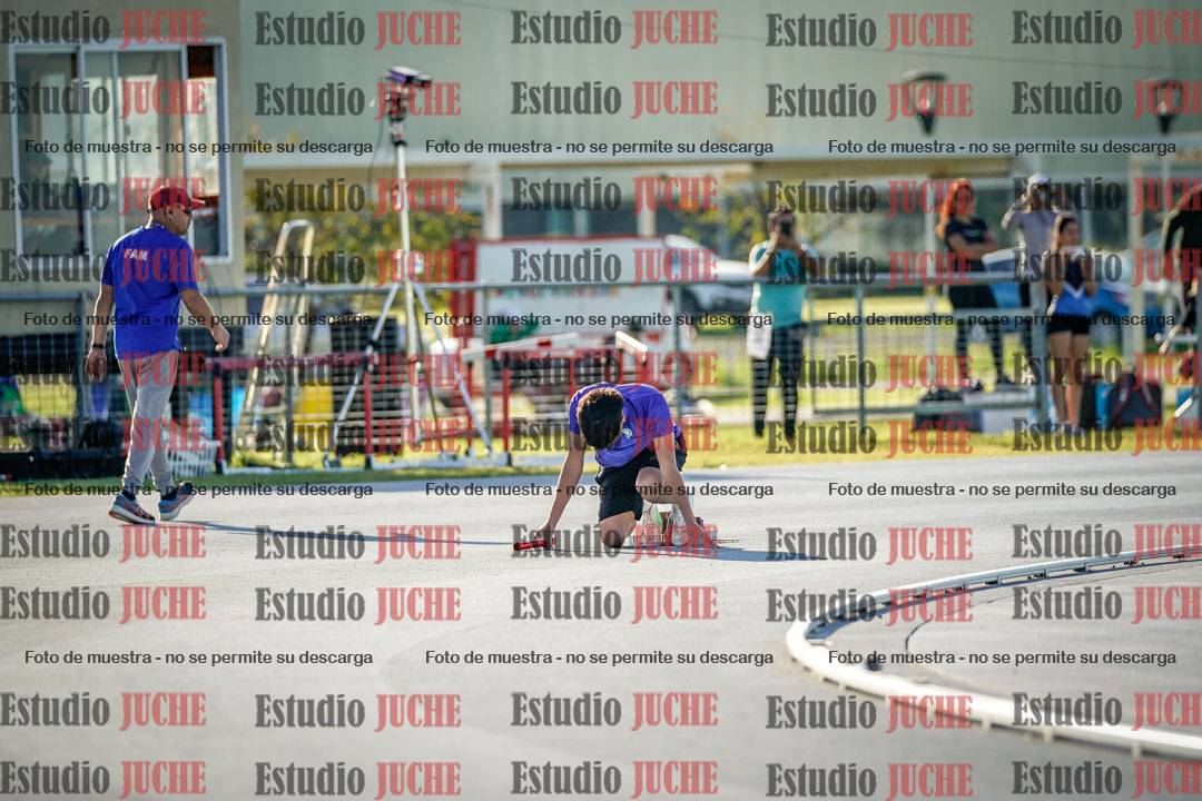 Fotos de las postas 4x100 m llanos de varones