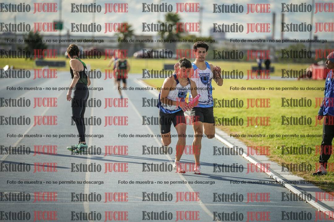 Fotos de las postas 4x400 m llanos de varones