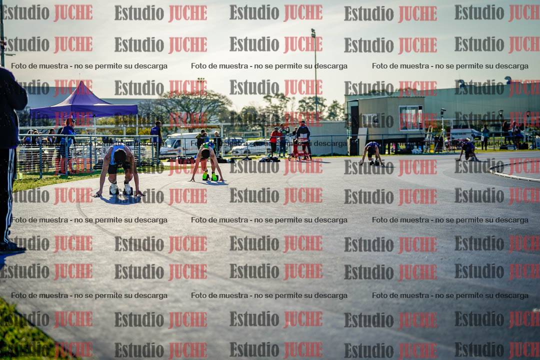 Fotos de las postas 4x100 m llanos de varones