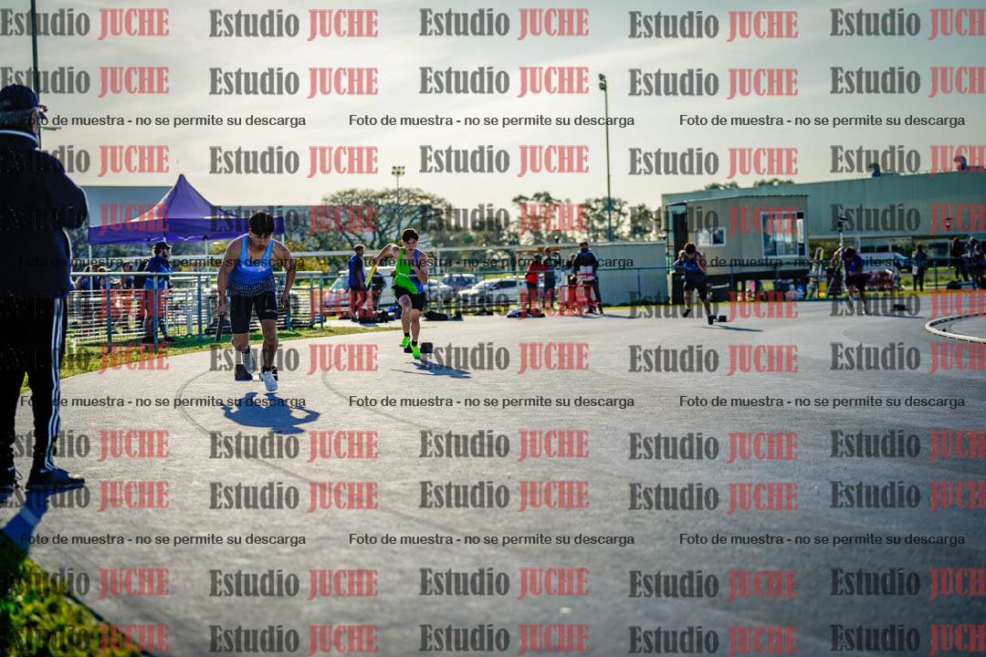 Fotos de las postas 4x100 m llanos de varones