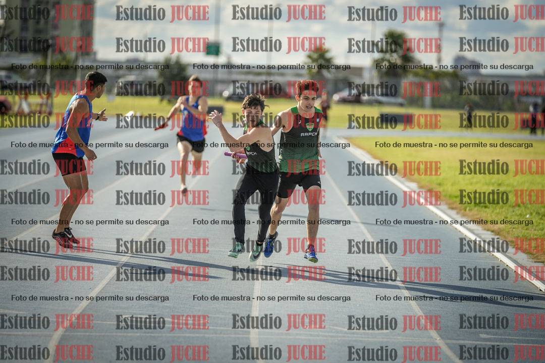 Fotos de las postas 4x400 m llanos de varones