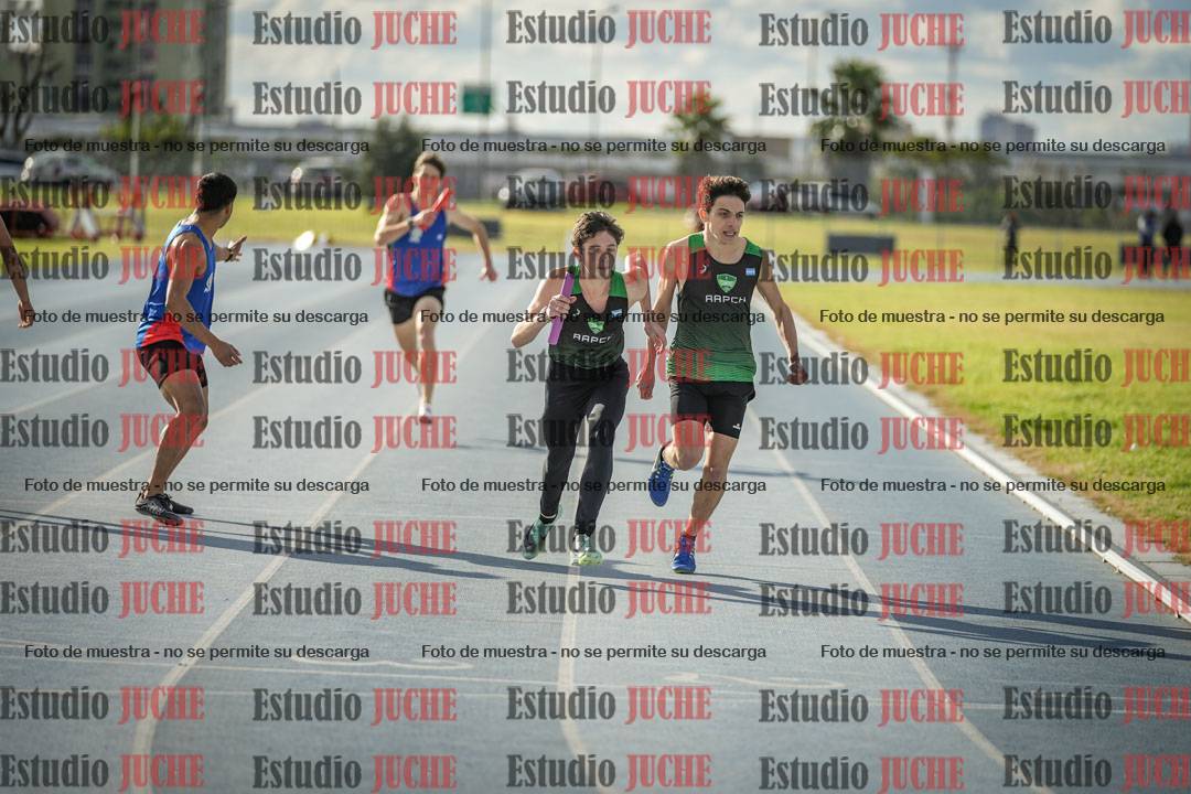 Fotos de las postas 4x400 m llanos de varones