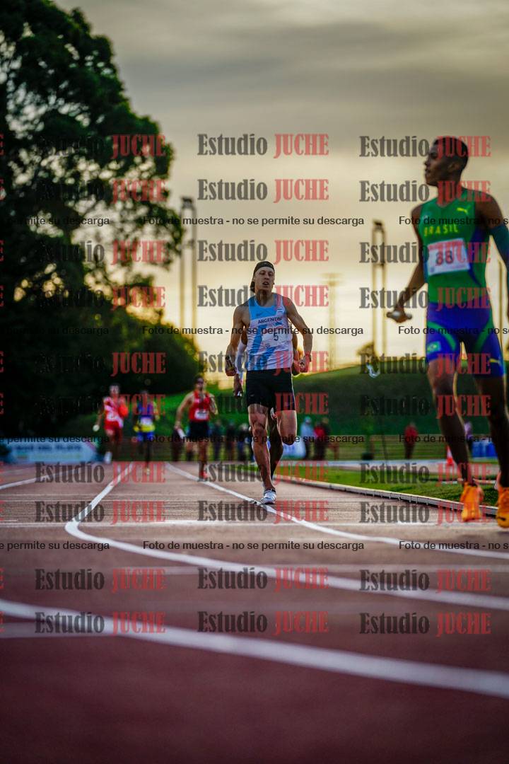 Fotos de los relevos 4x400 m de varones